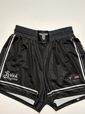 Takedown Wrestling Shorts Mens Medium Black USA Brick by Brick Athletic